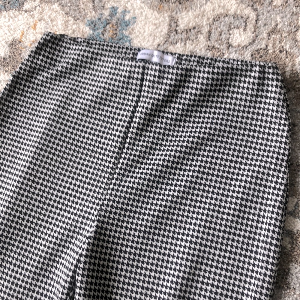 Houndstooth Stretch Flared Pants - image 2